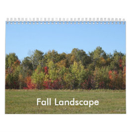 Calendario Fotografía de paisajes de otoño