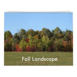 Calendario Fotografía de paisajes de otoño (grande)