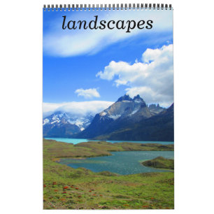 Calendario fotografía de paisajes del mundo