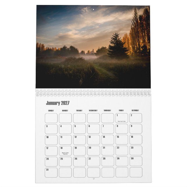 Calendario Fotografía de Port Townsend, Washington  (Jan 2027)