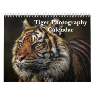Calendario Fotografía de Tigre Animal Salvaje 2027