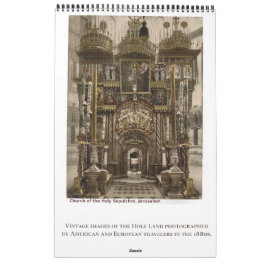 Calendario Fotografía de viaje de la Tierra Santa cristiana r