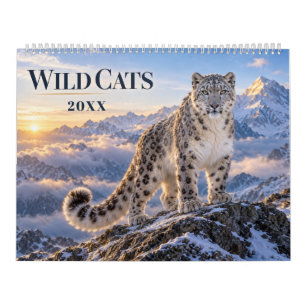 Calendario Fotografía de Vida Silvestre de Gatos Salvajes