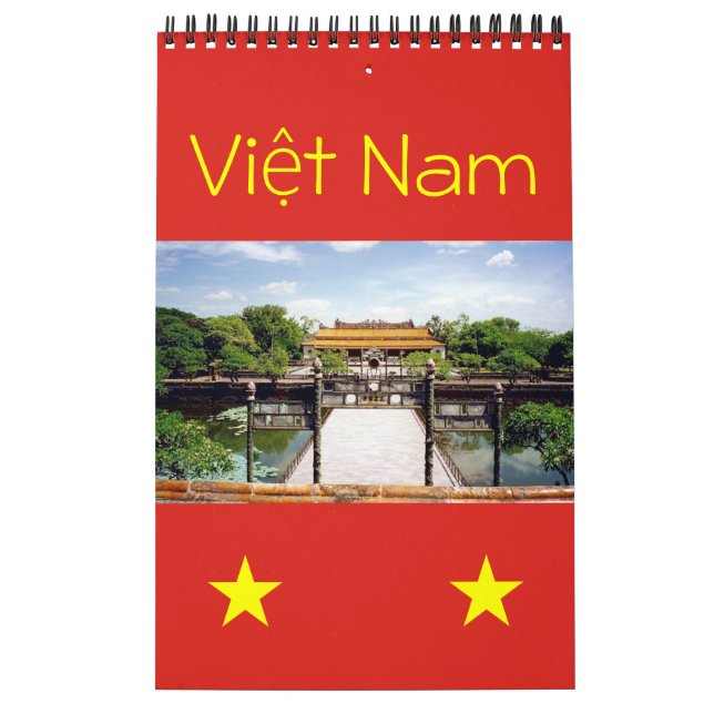 Calendario fotografía de vietnam (Tapa)