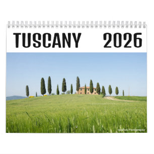 Calendario Fotografía del paisaje de la Toscana 2026