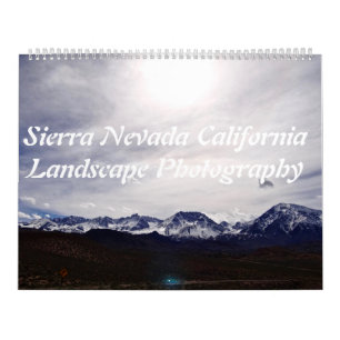 Calendario Fotografía del paisaje de Sierra Nevada Californi