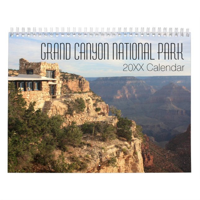 Calendario Fotografía del Parque Nacional del Gran Cañón (Tapa)