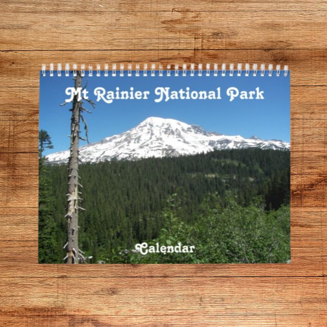 Calendario Fotografía del Parque Nacional Mount Rainier (In Situ)