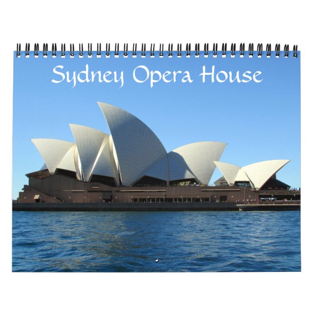 Calendario fotografía del teatro de ópera de sydney 2026 (Tapa)