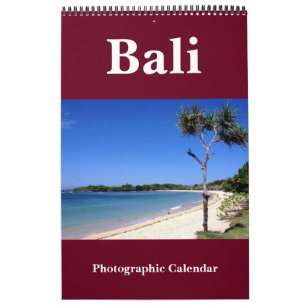 Calendario fotografía en bali