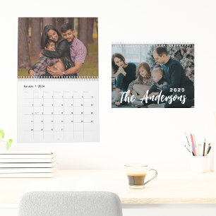 Calendario Fotografía familiar simple crea la propia