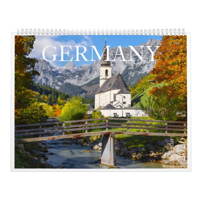 Calendario Fotografía natural y paisajística de Alemania 2026 (Tapa)