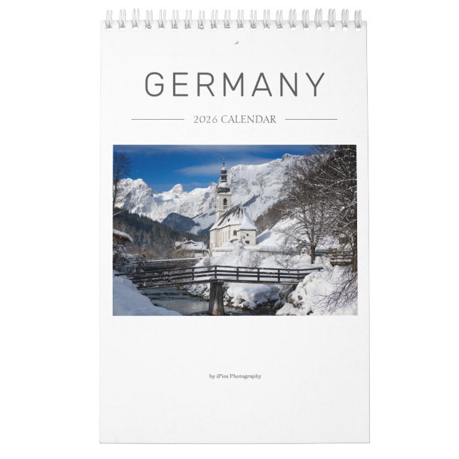 Calendario Fotografía natural y paisajística de Alemania 2026 (Tapa)