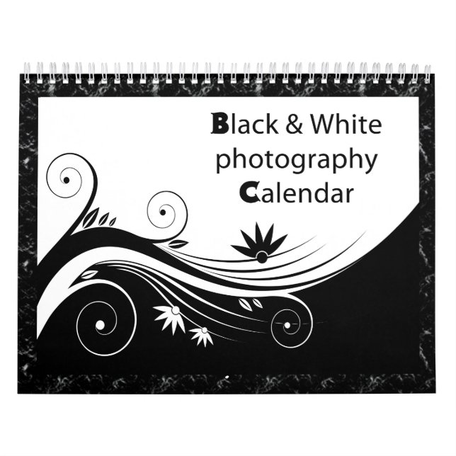Calendario Fotografía negra y blanca (Tapa)