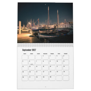 Calendario Fotografía nocturna de Port Townsend, WA
