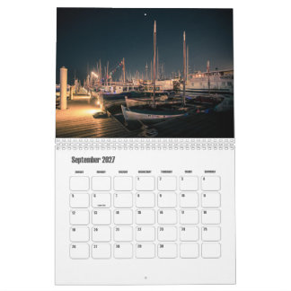 Calendario Fotografía nocturna de Port Townsend, WA