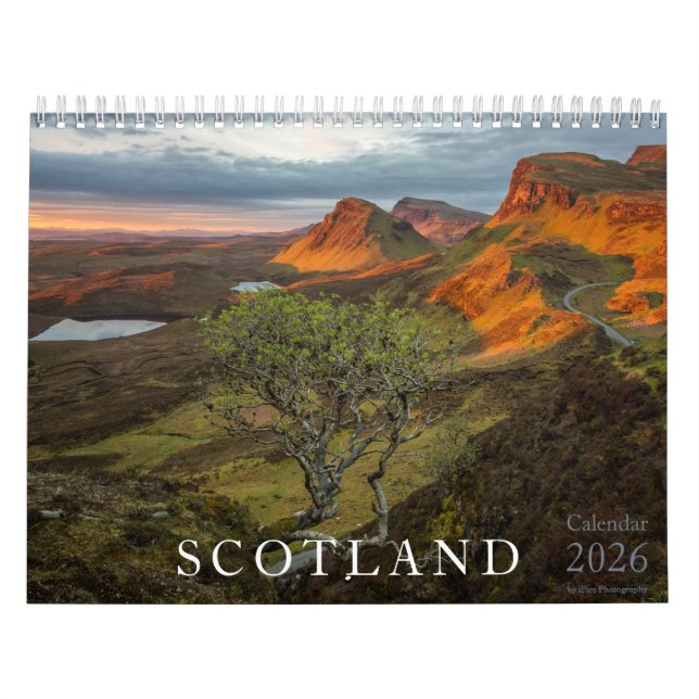 Calendario Fotografía paisajista Escocia y Skye 2026 (Tapa)
