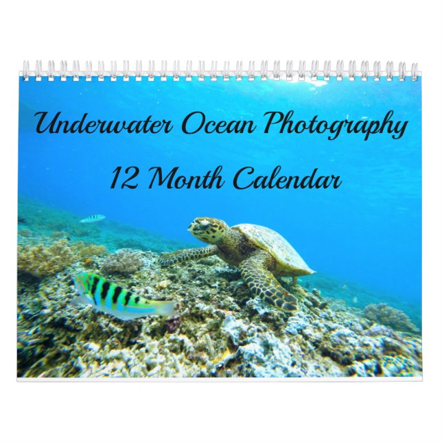 Calendario Fotografía subacuática del océano (Tapa)