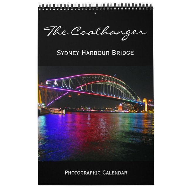 Calendario fotografía sydney coathanger (Tapa)