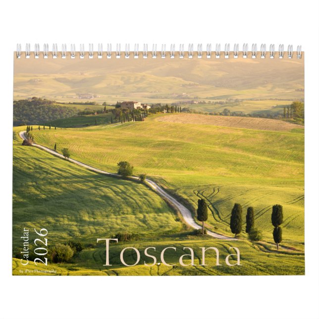 Calendario Fotografía toscana de 2026 (Tapa)
