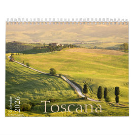 Calendario Fotografía toscana de 2026