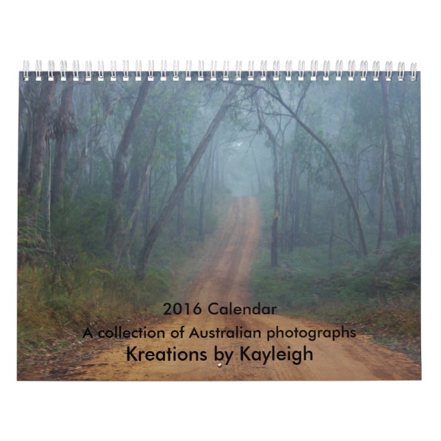 Calendario Fotografías de Australia (Tapa)