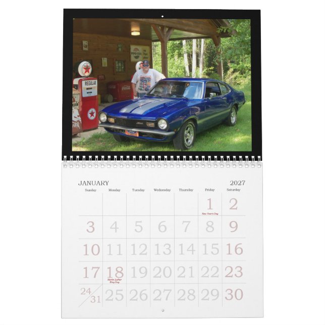 Calendario Fotografías de detenido 2013 (Jan 2027)