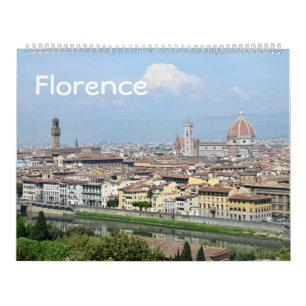 Calendario fotográfico de 12 meses de Florencia, 