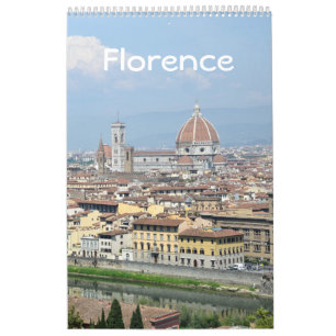 Calendario fotográfico de 12 meses de Florencia, 
