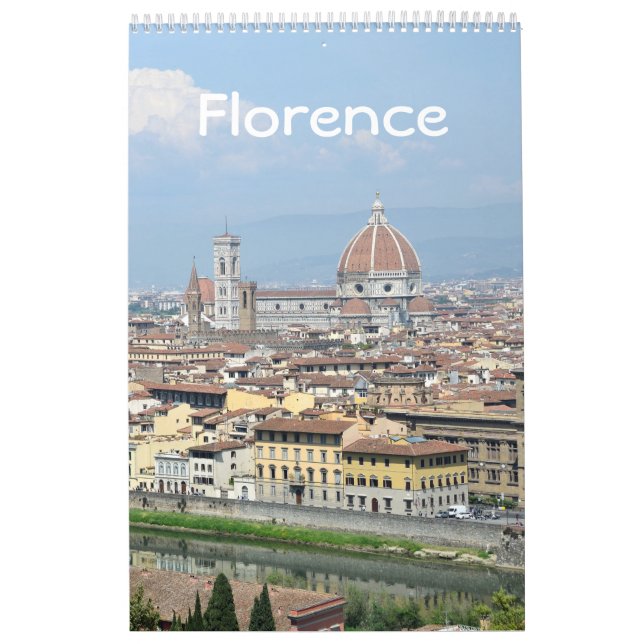 Calendario fotográfico de 12 meses de Florencia, I (Tapa)