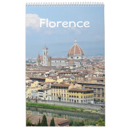 Calendario fotográfico de 12 meses de Florencia, I