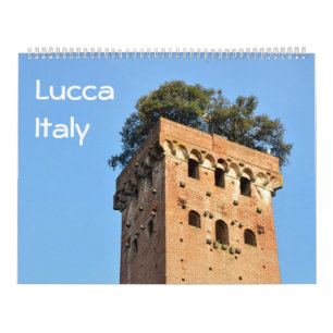 Calendario fotográfico de 12 meses de Lucca, Ital