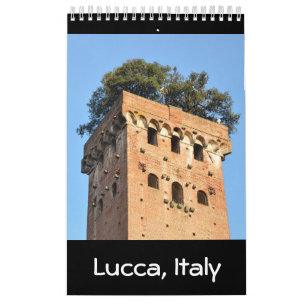 Calendario fotográfico de 12 meses de Lucca, Itali