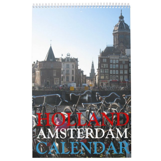 Calendario fotográfico de Ámsterdam (Tapa)