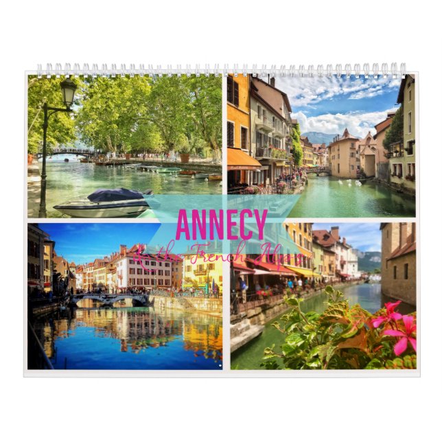 Calendario fotográfico de Annecy y Alpes Franceses (Tapa)