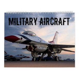 Calendario fotográfico de aviones militares de Est