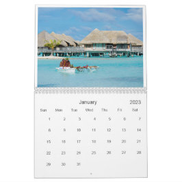 Calendario fotográfico de Bora Bora 20XX