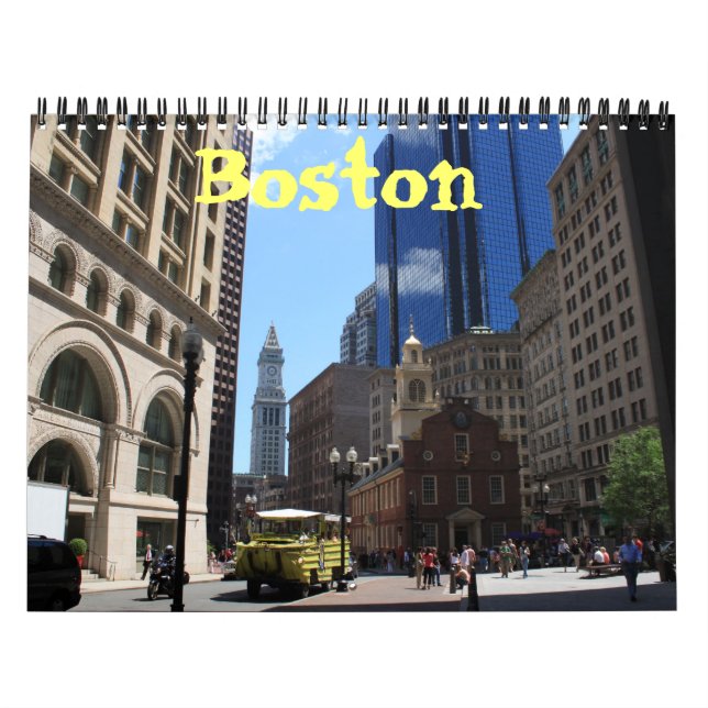 Calendario fotográfico de Boston Massachusetts (Tapa)