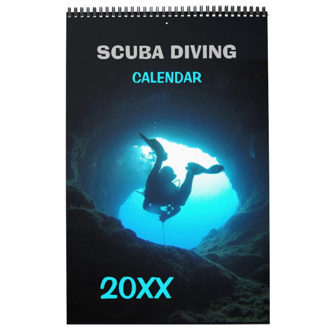 Calendario Fotográfico de Buceo Scuba 2025 (Tapa)