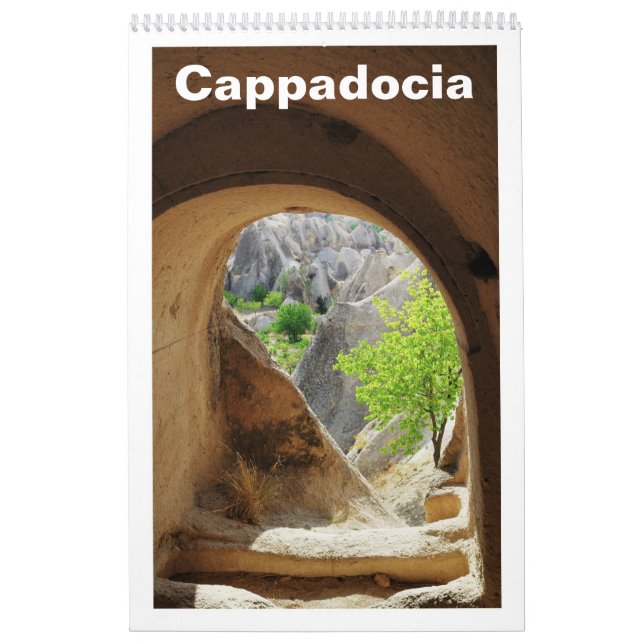 Calendario fotográfico de Cappadocia Turquía de 12 (Tapa)
