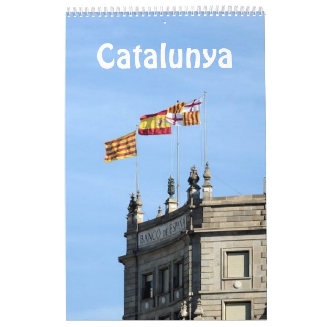 Calendario fotográfico de Cataluña (Cataluña) de 1 (Tapa)