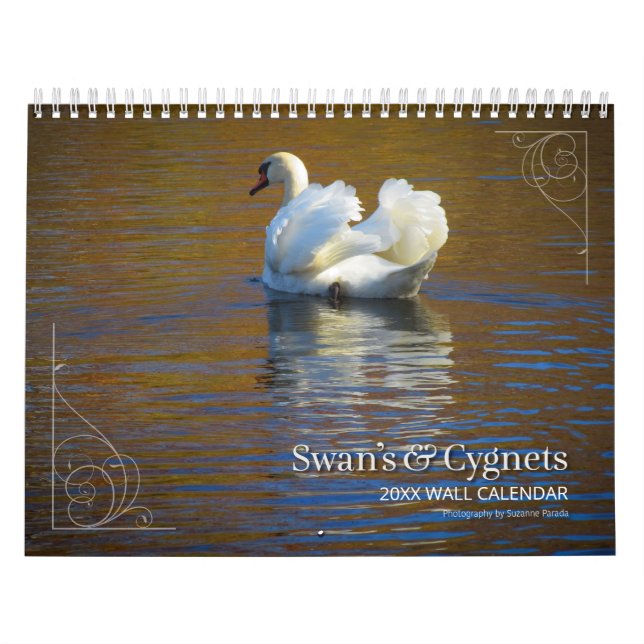 Calendario fotográfico de cignenes y cisnes (Tapa)
