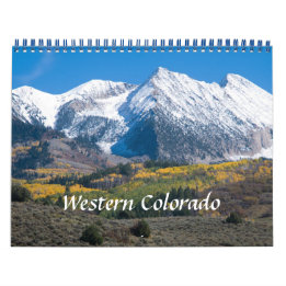 Calendario fotográfico de Colorado Occidental