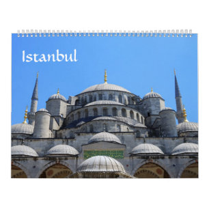 Calendario fotográfico de Estambul de 12 meses