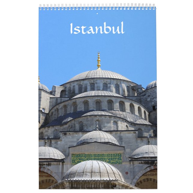 Calendario fotográfico de Estambul de 12 meses (Tapa)