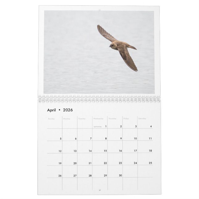 Calendario fotográfico de fauna silvestre de 2025 (Apr 2026)
