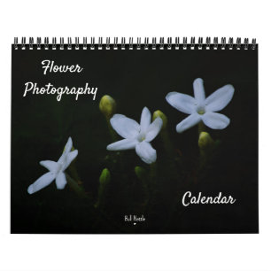 Calendario fotográfico de flores
