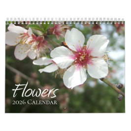Calendario fotográfico de Flores 2026