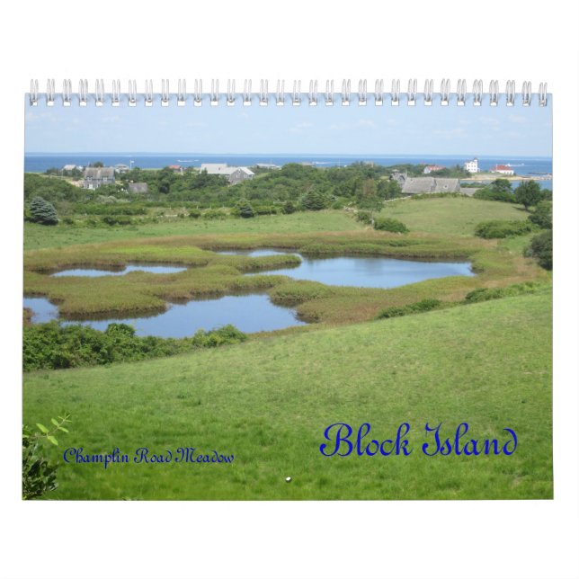 Calendario fotográfico de Isla de Bloques (Tapa)