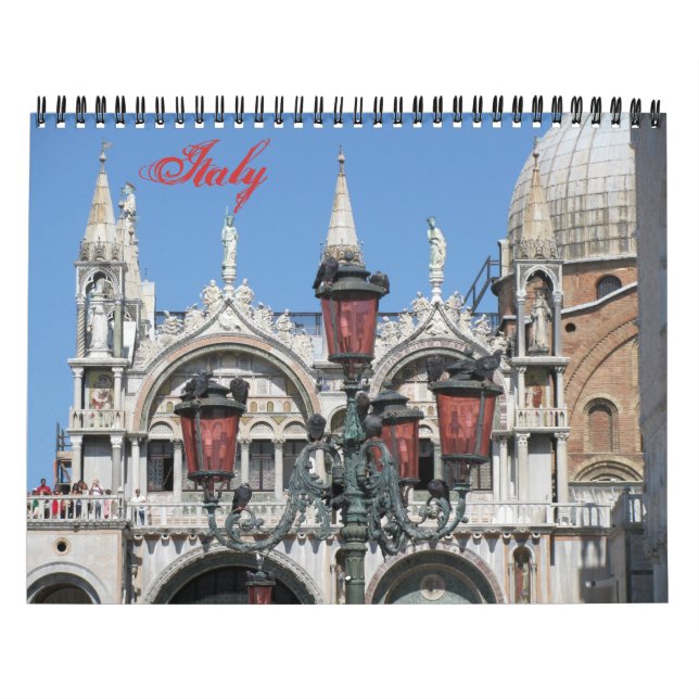Calendario fotográfico de Italia (Tapa)